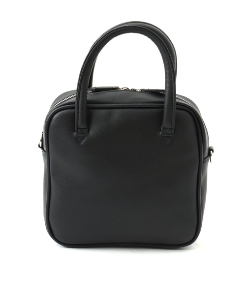 ANAP（アナップ）の「2WAYミニボストンバッグ（ボストンバッグ・レディース・ブラック/グレイッシュベージュ・FREE）」の3枚目の写真