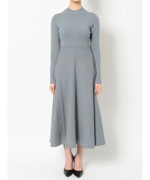 MERCURYDUO（マーキュリーデュオ）の「ハイゲージハイネックニットワンピース（ワンピース・レディース・ブラック/ブルー/ベージュ・FREE）」の15枚目の写真