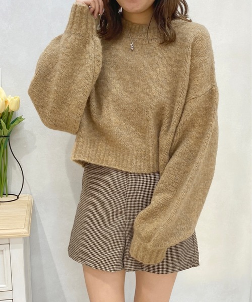 apres jour（アプレジュール）の「ブークレーニット【ZOZOTOWN限定アイテム】（ニット/セーター・レディース・ピンク系その他/オレンジ系その他/アイボリー/ベージュ/サックスブルー・フリー/X-LARGE）」の14枚目の写真