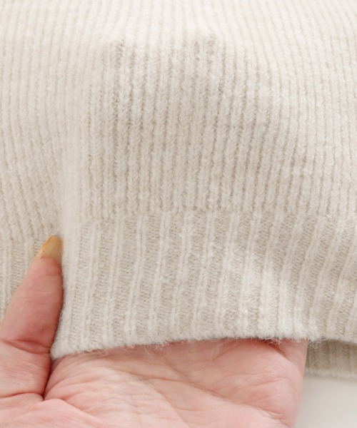Pierrot(ピエロ)の「セーラーカラーニット(ニット/セーター・レディース・アイボリー/ブラウン/ベージュ・M)」の6枚目の写真