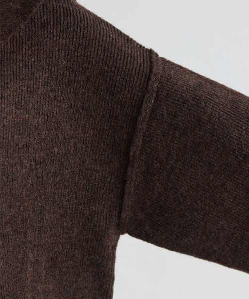 Pierrot(ピエロ)の「セーラーカラーニット(ニット/セーター・レディース・アイボリー/ブラウン/ベージュ・M)」の5枚目の写真