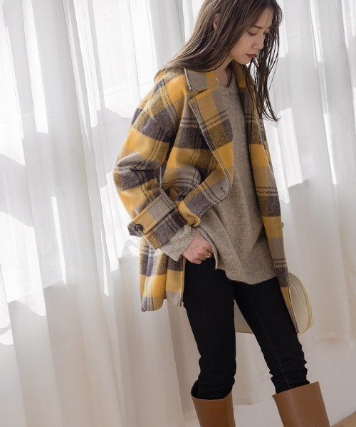 Pierrot(ピエロ)の「セーラーカラーニット(ニット/セーター・レディース・アイボリー/ブラウン/ベージュ・M)」の11枚目の写真