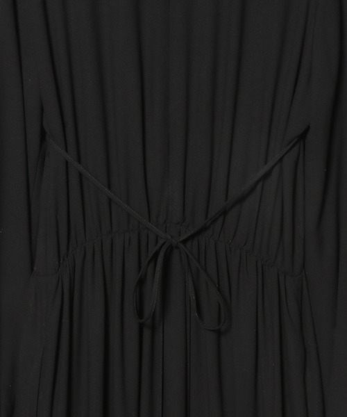 Kaon(カオン)の「KAON FOR ESTNATION / フロントレースジョーゼットロングドレス(ワンピース・レディース・ブラック・FREE)」の5枚目の写真