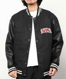RVCA（ルーカ）の「RVCA-VARSITY LETTERMAN（スタジャン）」 - WEAR