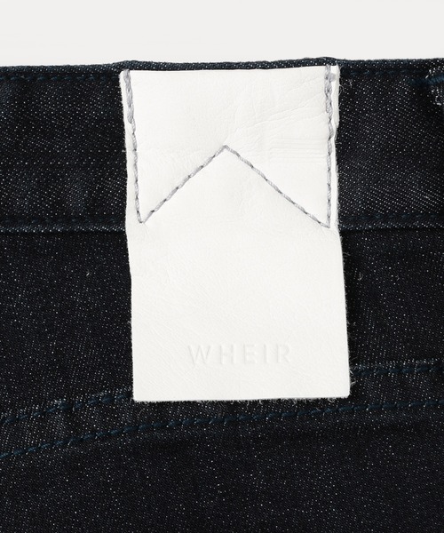 WHEIR(ウェア)の「WHEIR ハイパーストレッチクロップドデニムスキニー(デニムパンツ・レディース・ダークブラック/ダークインディゴブルー/ライトインディゴブルー/ワンウォッシュ・26/27/24/23/25)」の15枚目の写真
