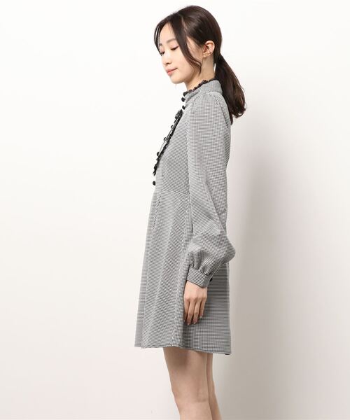 Jamie エーエヌケー（ジェイミーエーエヌケー）の「ハートタックワンピース（ワンピース・レディース・A/ブラック・M）」の3枚目の写真