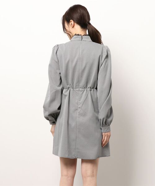 Jamie エーエヌケー（ジェイミーエーエヌケー）の「ハートタックワンピース（ワンピース・レディース・A/ブラック・M）」の4枚目の写真