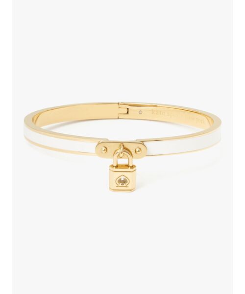 ケイトスペード(kate spade)バングル(ロックアンドスペードチャーム) セール】ロック アンド スペード チャーム バングル（バングル