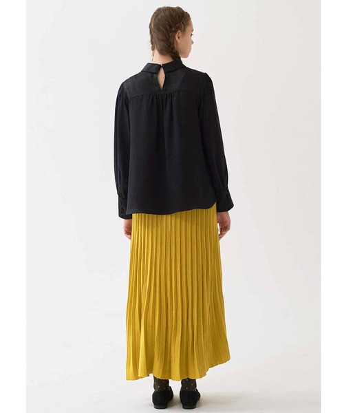 シロップ．（シロップ．）の「きらら舎とコラボ！ウニの殻みたいなニットプリーツスカート（スカート・レディース・パープル/イエロー・X-LARGE/SMALL/MEDIUM/LARGE/XX-LARGE）」の3枚目の写真