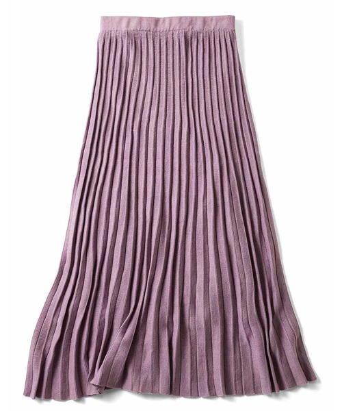 シロップ．（シロップ．）の「きらら舎とコラボ！ウニの殻みたいなニットプリーツスカート（スカート・レディース・パープル/イエロー・X-LARGE/SMALL/MEDIUM/LARGE/XX-LARGE）」の7枚目の写真