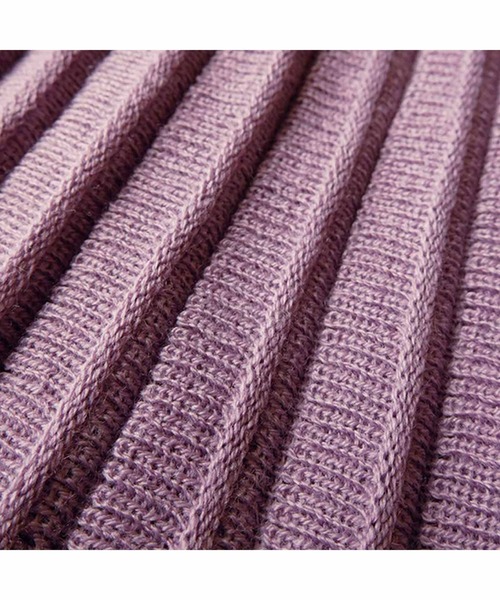 シロップ．（シロップ．）の「きらら舎とコラボ！ウニの殻みたいなニットプリーツスカート（スカート・レディース・パープル/イエロー・X-LARGE/SMALL/MEDIUM/LARGE/XX-LARGE）」の9枚目の写真