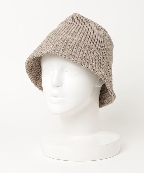 BEAMS（ビームス）の「B.KNIT B/HAT（ハット・メンズ・ブラック/ベージュ/パープル・ONE SIZE）」の3枚目の写真