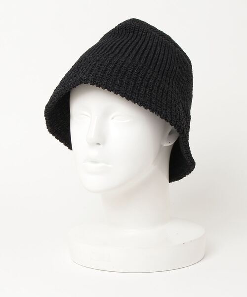 BEAMS（ビームス）の「B.KNIT B/HAT（ハット・メンズ・ブラック/ベージュ/パープル・ONE SIZE）」の2枚目の写真