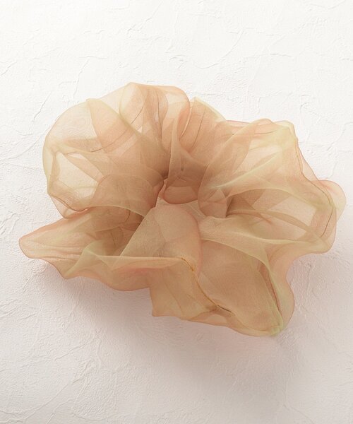 THE SHOP TK (ザ ショップ ティーケー )の「◆【Nerine】オーガンジーシュシュ(その他ヘアアクセサリー・レディース・ブラウン系その他/グリーン系/オレンジ・99)」の7枚目の写真