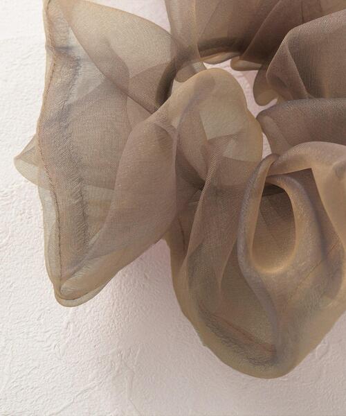 THE SHOP TK (ザ ショップ ティーケー )の「◆【Nerine】オーガンジーシュシュ(その他ヘアアクセサリー・レディース・ブラウン系その他/グリーン系/オレンジ・99)」の6枚目の写真