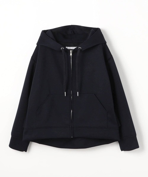 NICOLE white（ニコルホワイト）の「バックフリルフード ZIP PARKA（パーカー・レディース・グレー/杢グレー/ネイビー/ミント・FREE）」の10枚目の写真