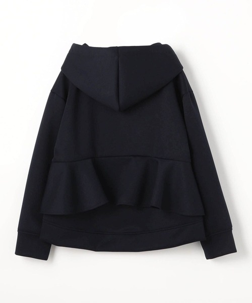 NICOLE white（ニコルホワイト）の「バックフリルフード ZIP PARKA（パーカー・レディース・グレー/杢グレー/ネイビー/ミント・FREE）」の11枚目の写真