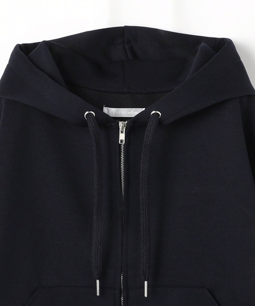 NICOLE white（ニコルホワイト）の「バックフリルフード ZIP PARKA（パーカー・レディース・グレー/杢グレー/ネイビー/ミント・FREE）」の12枚目の写真