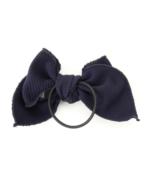 BEAMS BOY（ビームスボーイ）の「BEAMS BOY / リブ リボン ヘアゴム（ヘアゴム・レディース・オリーブ/ネイビー・ONE SIZE）」の12枚目の写真