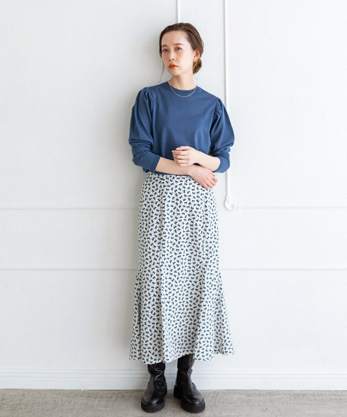 IENA（イエナ）の「パフスリーブカットニット◆（ニット/セーター・レディース・チャコールグレー/ネイビー/ベージュ系その他/ブルー系その他・FREE）」の18枚目の写真