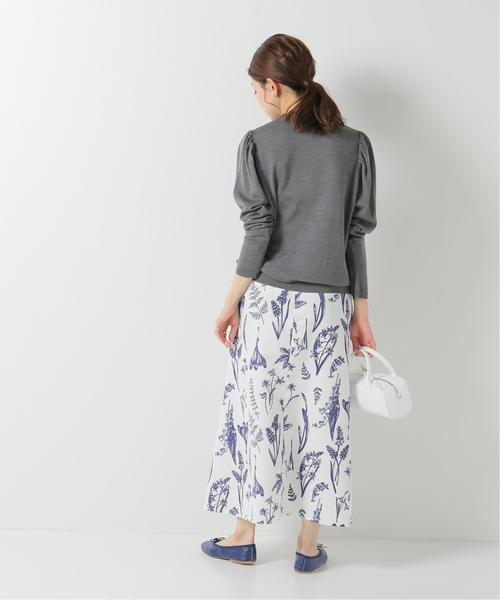 IENA（イエナ）の「パフスリーブカットニット◆（ニット/セーター・レディース・チャコールグレー/ネイビー/ベージュ系その他/ブルー系その他・FREE）」の16枚目の写真