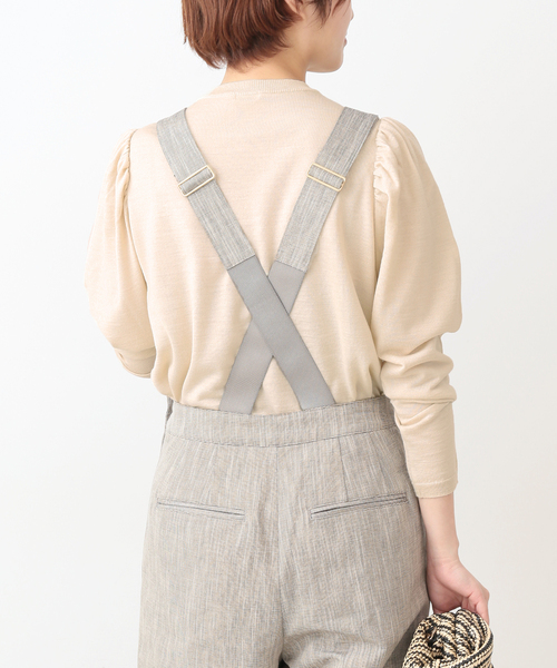 IENA（イエナ）の「パフスリーブカットニット◆（ニット/セーター・レディース・チャコールグレー/ネイビー/ベージュ系その他/ブルー系その他・FREE）」の11枚目の写真