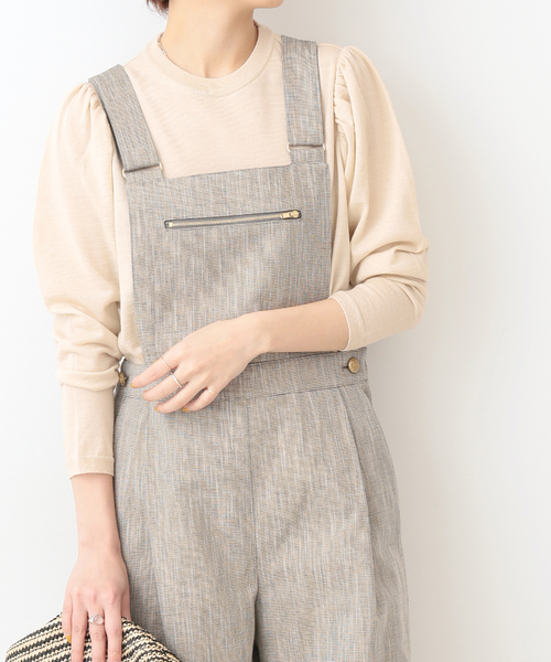 IENA（イエナ）の「パフスリーブカットニット◆（ニット/セーター・レディース・チャコールグレー/ネイビー/ベージュ系その他/ブルー系その他・FREE）」の10枚目の写真