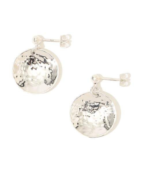 Nina Jules シルバー アクセサリー シルバー Tomorrowland トゥモローランド のファッション ピアス 両耳用 ラフプレートイヤリング