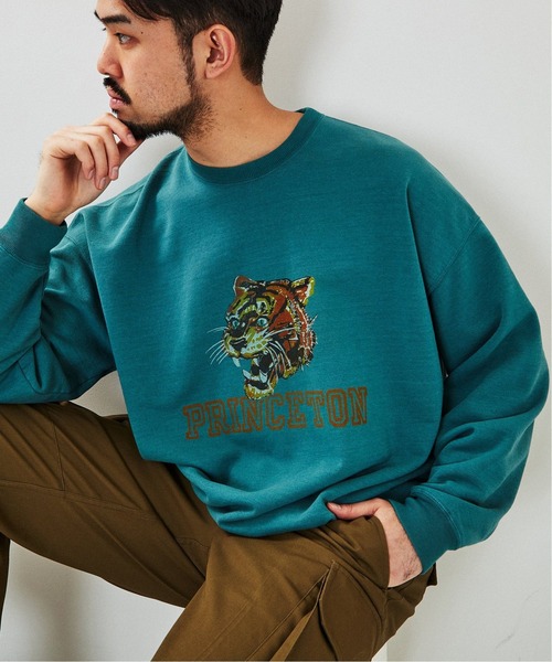 REMI RELIEF（レミレリーフ）の「【REMI RELIEF / レミレリーフ】別注 スウェット(PRINCETON)（スウェット・メンズ・グリーン・MEDIUM/LARGE）」の7枚目の写真