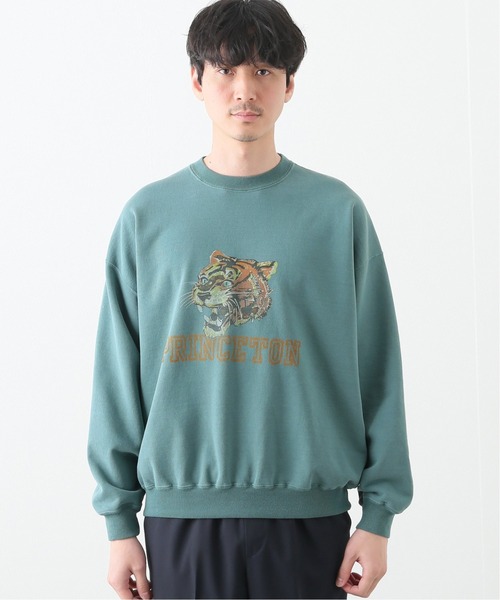 REMI RELIEF（レミレリーフ）の「【REMI RELIEF / レミレリーフ】別注 スウェット(PRINCETON)（スウェット・メンズ・グリーン・MEDIUM/LARGE）」の15枚目の写真