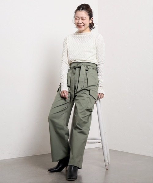 JOINT WORKS(ジョイントワークス)の「J-カルゼワイドカーゴパンツ(カーゴパンツ・レディース・カーキ/ネイビー・SMALL/MEDIUM)」の3枚目の写真