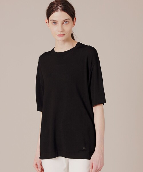 セール London ニット セーター アイスレーヨンニットクルーネックプルオーバー ニット セーター トップス Mackintosh London