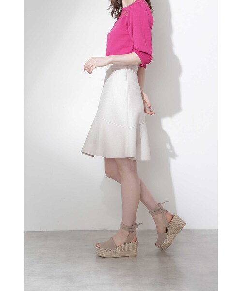 JILL STUART（ジルスチュアート）の「◆アシュリーフレアスカート（スカート・レディース・ネイビー/ベージュ・0/4/2）」の21枚目の写真