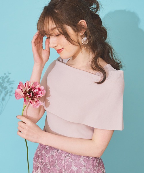 NOELA(ノエラ)の「バーサカラーリブニット(ニット/セーター・レディース・オフホワイト/ピンク/ベージュ/ブラック・フリー)」の10枚目の写真