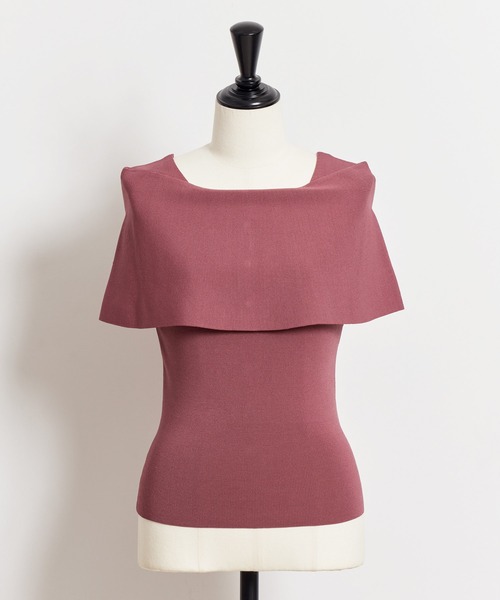 NOELA(ノエラ)の「バーサカラーリブニット(ニット/セーター・レディース・オフホワイト/ピンク/ベージュ/ブラック・フリー)」の19枚目の写真