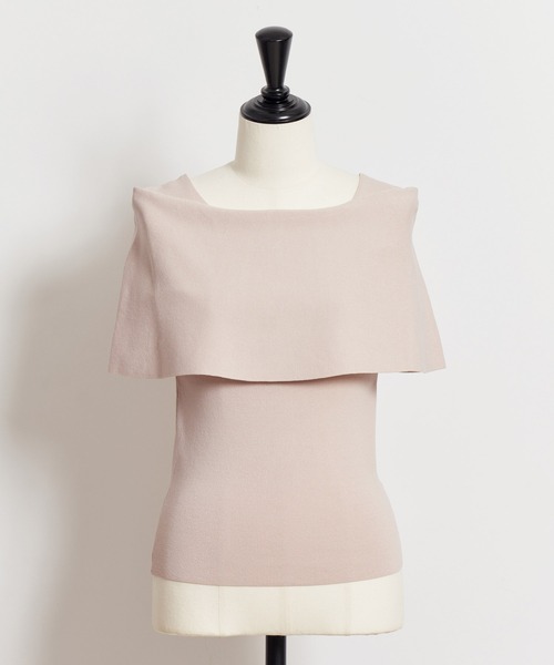 NOELA(ノエラ)の「バーサカラーリブニット(ニット/セーター・レディース・オフホワイト/ピンク/ベージュ/ブラック・フリー)」の20枚目の写真