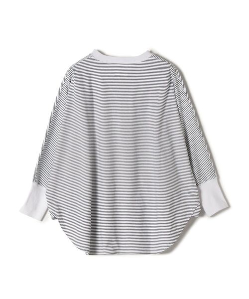 SHIPS(シップス)の「【SHIPS別注】assiette:〈手洗い可能〉ジャージードルマンボーダー(Tシャツ/カットソー・レディース・ホワイト・ONE SIZE)」の8枚目の写真