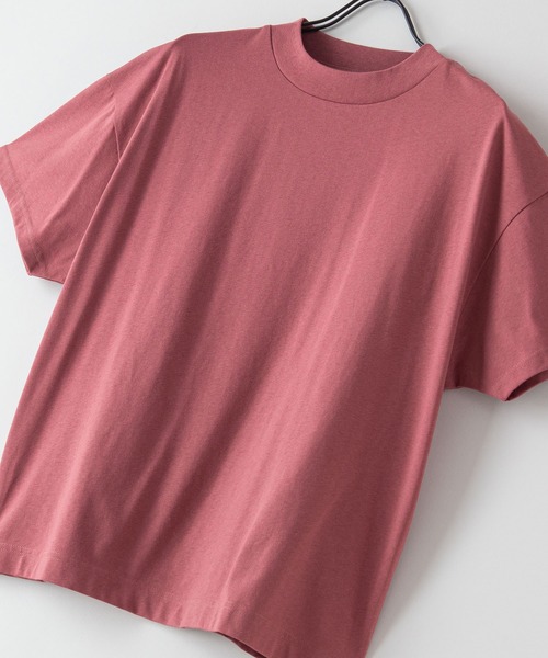 fort point（フォーポイント）の「【FORT POINT/フォートポイント】リブUネックTシャツ（Tシャツ/カットソー・レディース・ホワイト/チャコールグレー/ブラック/グレー/サックスブルー/ミント/ピンク系その他/オレンジ系その他/ダークベージュ・MEDIUM/LARGE）」の8枚目の写真