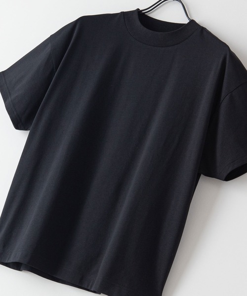 fort point（フォーポイント）の「【FORT POINT/フォートポイント】リブUネックTシャツ（Tシャツ/カットソー・レディース・ホワイト/チャコールグレー/ブラック/グレー/サックスブルー/ミント/ピンク系その他/オレンジ系その他/ダークベージュ・MEDIUM/LARGE）」の3枚目の写真