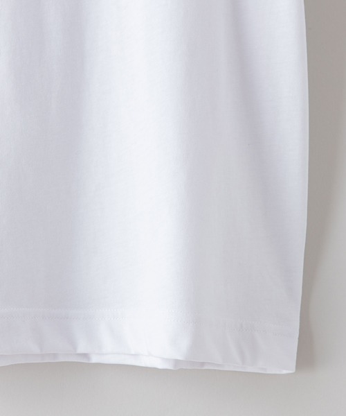 fort point（フォーポイント）の「【FORT POINT/フォートポイント】リブUネックTシャツ（Tシャツ/カットソー・レディース・ホワイト/チャコールグレー/ブラック/グレー/サックスブルー/ミント/ピンク系その他/オレンジ系その他/ダークベージュ・MEDIUM/LARGE）」の13枚目の写真