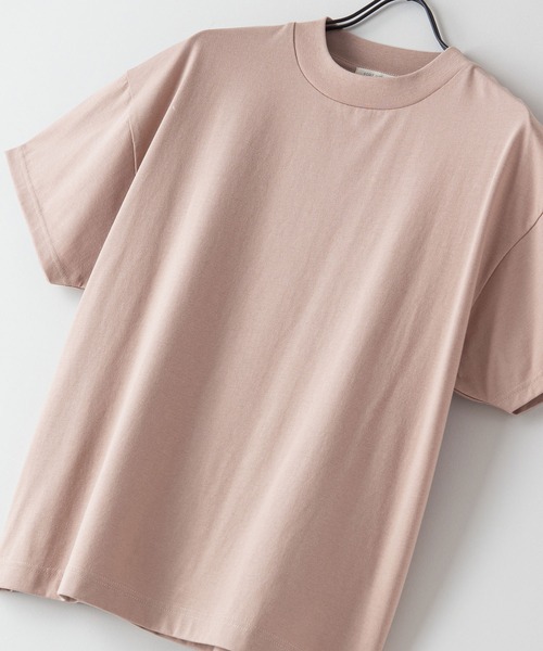 fort point（フォーポイント）の「【FORT POINT/フォートポイント】リブUネックTシャツ（Tシャツ/カットソー・レディース・ホワイト/チャコールグレー/ブラック/グレー/サックスブルー/ミント/ピンク系その他/オレンジ系その他/ダークベージュ・MEDIUM/LARGE）」の18枚目の写真