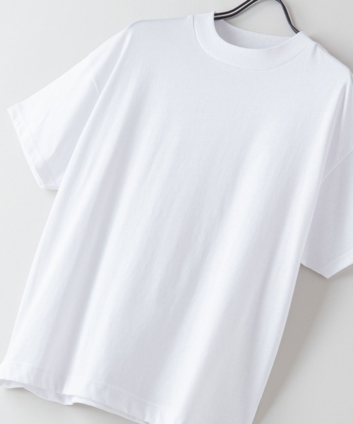 fort point（フォーポイント）の「【FORT POINT/フォートポイント】リブUネックTシャツ（Tシャツ/カットソー・レディース・ホワイト/チャコールグレー/ブラック/グレー/サックスブルー/ミント/ピンク系その他/オレンジ系その他/ダークベージュ・MEDIUM/LARGE）」の10枚目の写真