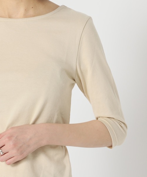 U by SPICK&SPAN(ユーバイスピックアンドスパン)の「バックシャン プルオーバー◆(Tシャツ/カットソー・レディース・ブラック/ベージュ・FREE)」の10枚目の写真
