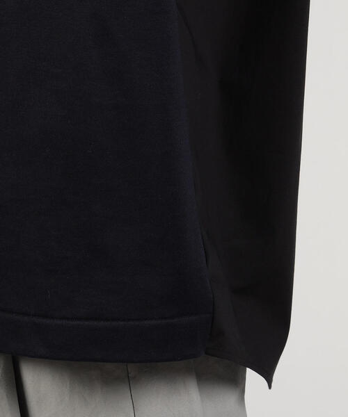 TOMORROWLAND （トゥモローランド）の「コットン天竺 シャツコンビショートスリーブカットソー（Tシャツ/カットソー・メンズ・ホワイト/キャメル/ブルー/ネイビー・S/M/L）」の15枚目の写真