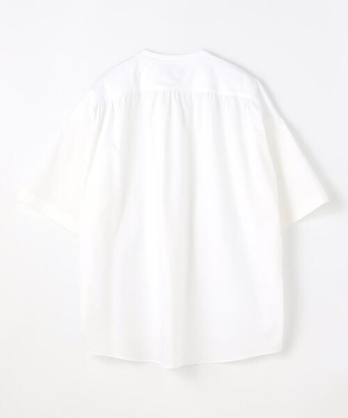 TOMORROWLAND （トゥモローランド）の「コットン天竺 シャツコンビショートスリーブカットソー（Tシャツ/カットソー・メンズ・ホワイト/キャメル/ブルー/ネイビー・S/M/L）」の10枚目の写真