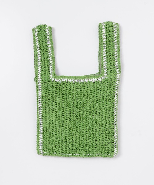 SENSE OF PLACE by URBAN RESEARCH（センスオブプレイスバイアーバンリサーチ）の「配色ラインショッパーバッグ（ショルダーバッグ・レディース・ブラウン/グリーン/グレー・ONE）」の9枚目の写真