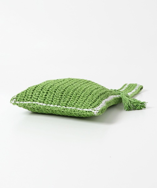 SENSE OF PLACE by URBAN RESEARCH（センスオブプレイスバイアーバンリサーチ）の「配色ラインショッパーバッグ（ショルダーバッグ・レディース・ブラウン/グリーン/グレー・ONE）」の10枚目の写真