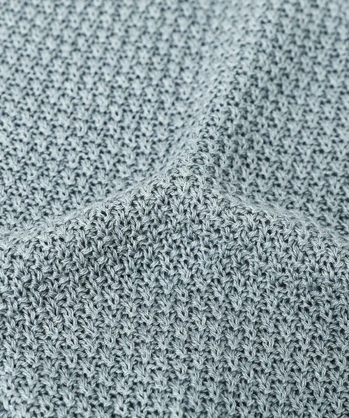 osharewalker（オシャレウォーカー）の「『透かし編みドルマンニット2wayカーディガン』（カーディガン/ボレロ・レディース・ミント/ダークネイビー/ライトベージュ・FREE）」の7枚目の写真