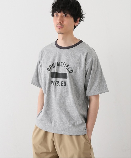 Goodwear（グッドウェア）の「【GOODWEAR/グッドウェア】別注 リバーシブル Tシャツ（Tシャツ/カットソー・メンズ・チャコールグレー/ホワイト/イエロー・MEDIUM/LARGE/X-LARGE）」の2枚目の写真
