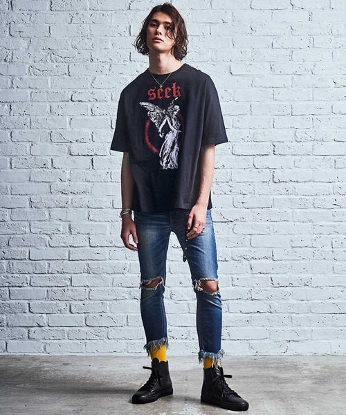 MSML（エムエスエムエル）の「TOMMY CUTOFF DENIM PANTS（デニムパンツ 